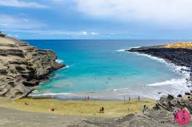 There is no shortage of beautiful beaches on hawaii's big island, but one of the rarest and most interesting beaches is the papakolea green it started on one of our first ever trips to bermuda, as we were laying on the pink sand beach i knew that i wanted to take some home with us to new york. The Unique Green Sand Beach In Hawaii Drone Dslr Travel Blog