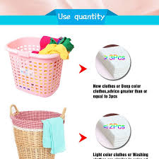 Read on to learn how to wash clothes by hand in just five steps. 20 Sheets Anti Cloth Dyed Leaves Laundry Color Run Remove Sheet Color Catcher Shopee Singapore