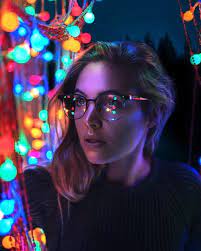 Neon Photography Christmas Light Photography Photography Poses Selfie