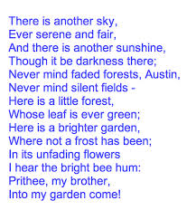 There Is Another Sky Emily Dickinson Emily Dickinson Poems Poetry Quotes