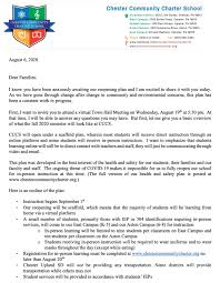 Para que puedan tomar estos . A Message To Parents From Dr Clark Regarding Reopening Procedures For The 2020 2021 School Year English Espanol Chester Community Charter School