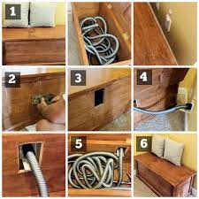 This one is being vented outdoors. Diy Simple Storage Solutions For Your Central Vacuum Simple Storage Central Vacuum Cleaner Vacuum Storage