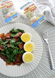 These pressure cooker eggs could not be simpler! Warm Spinach Bacon Salad Stylish Cravings Recipes