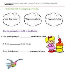 Worksheet Verbs Circle The Verb In Each Group Use The Appropriate Verb To Complete Each Sentence Holiday Homework Verb Worksheets