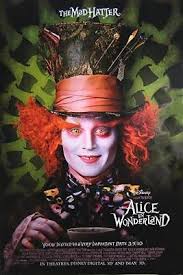 Edward aux mains d'argent, ed wood. Alice Au Pays Des Merveilles De Tim Burton Avec Johnny Depp Une Mini Affiche