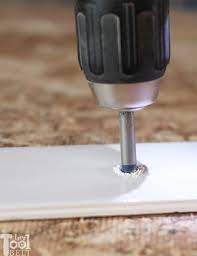Download homemade bathroom drilling in hd quality. Diy Marble Tray Drilling Small Holes Through Tile Her Tool Belt