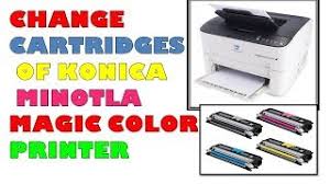 Konica minolta magicolor 5450en printer driver download from 3.bp.blogspot.com install and use it with your 1600w. Konica Minolta Magicolor 1650en Printer Toner Cartridge Changing Youtube