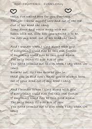 Foo Fighters Everlong Foo Fighters Everlong Favorite Lyrics Foo Fighters