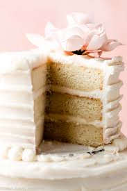 For best taste and texture, and to avoid overwhelming your mixer, make each tier. Simple Homemade Wedding Cake Recipe Sally S Baking Addiction