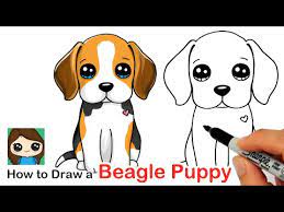 =) fun, cute art for kids! 6830 How To Draw A Beagle Puppy Dog Easy Youtube Puppy Drawing Easy Cute Dog Drawing Cute Drawings
