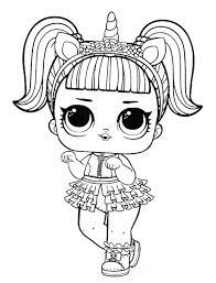 Unicorn Lol Doll Coloring Page Jpg 750 980 Pixels Unicorn Coloring Pages Kitty Coloring Cat Coloring Page