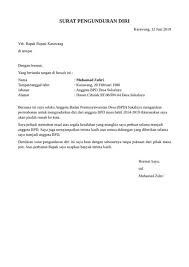 Contoh surat pengunduran diri yang pertama adalah surat pengunduran diri atau resign dari pekerjaan. Download Contoh Surat O