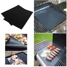New 2pcs Bbq Grill Mats Barbecue Pad Reusable Non Stick Surface Hot Plate Mat Baking Easy Clean Grilling Drop Shipping Bbq Grill Mats Bbq Grill Grill Sheets