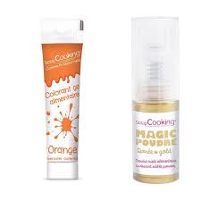 Its formulation and texture is unique, with enco colors you can be sure that you are going to get the most intense and bright colors on the market. Orange Food Coloring Gel 20 G Golden Edible Powder