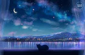 Check spelling or type a new query. Anime Postcard Cat City Views Desktop Wallpaper Art Anime Scenery Scenery Wallpaper