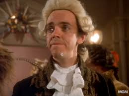 In a powdered wig, Jim Fyfe looks just like Hugh Laurie in Blackadder the  Third.