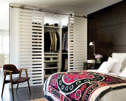 If you want to add a little extra modernity to your bedroom, use varying shades of glass (green work well in a variety of environments) separated. How To Disguise An Open Closet In A Room Interior Design Ideas Ofdesign