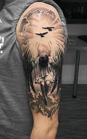 See more ideas about fallen angel tattoo, tattoo outline, fallen angel. Fallen Angel Tattoos What S Their Meaning Plus Ideas Photos