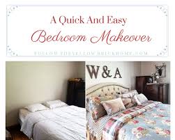 Melissa michaels' simple but smart ideas will help you achieve the bedroom makeover of your dreams. Follow The Yellow Brick Home A Quick And Easy Bedroom Makeover Follow The Yellow Brick Home