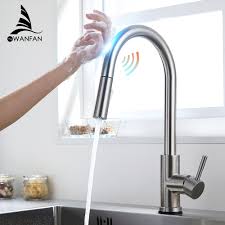 smart touch kitchen faucets crane for