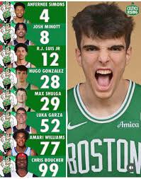 The #Celtics have released the latest numbers added to the roster. ☘️