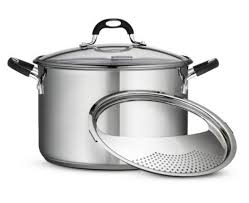 Tramontina Gourmet Stainless Steel 8 Quart Lock And Drain Stock Pot Walmart Com Stock Pot Dining Table In Kitchen Kitchen Pot