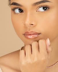 FAKE NOSE RING • No Piercing Needed Body Jewelry • Dainty Tiny Faux Hoop •  Gold Nose Ring • Sterling Silver Rose Gold • 22g 20g • FPFH2AE