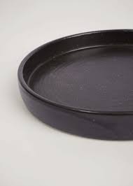 200mm plastic plant pot 8″ (20cm) the ideal way to grow your plants in these great looking plastic grow pots. Planter Ceramic Saucer In Black Handmade In Germany Designed By R Eh