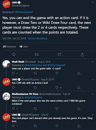 How many cards does uno have. Can You End Your Uno Game With An Action Card Quora