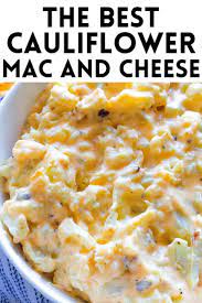 The Best Cauliflower Mac And Cheese Keto Friendly Recipe Keto Recipes Dinner Mac And Cheese Healthy Keto Mac And Cheese