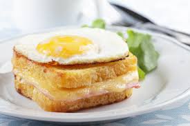 Croque Monsieur Is A Grilled Ham And Cheese Sandwich That Can Be Topped With Bechamel Sauce Sometimes It Is Served With Croque Madame Cooking For Dummies Food