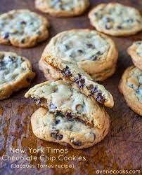 New York Times Chocolate Chip Cookies Via Averie Sunshine Averie Cooks Cooking Chocolate Cookies Recipes Chocolate Chip Desserts