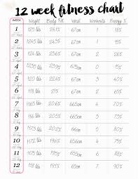 15 best photos of 12 week exercise log printable free