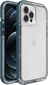 Amazon Com Lifeproof Next Amplify The Action Clear And Slim Dropproof Dustproof And Snowproof Case For Apple Iphone 12 Pro Max Clear Blue
