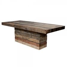 Handcrafted reclaimed tables with reinforced tops and iron or traditional solid wood bases. Buy Tahoe Dining Table Chunky Rustic Plank Wood Tables Furniture