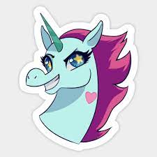 Chibi Pony head - Ponyhead - Sticker | TeePublic
