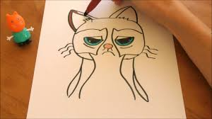 Buckle up, let's get started. Easy Grumpy Cat Drawing Grumpy Cat Coloring Page Youtube