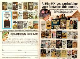 Doubleday Book Club Advert Vintage Flashbak