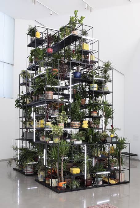 Work by Rashid Johnson