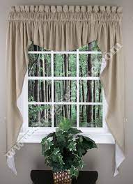 These country primitive swags coordinate beautifully with our matching valances, tiers, table linens, and kitchen accents. Kitchen Swag Valance Curtains Home Kitchen Curtains Kitchen Valances Emery 3pc Swag Set 63 Country Curtains Swag Curtains Kitchen Curtains And Valances