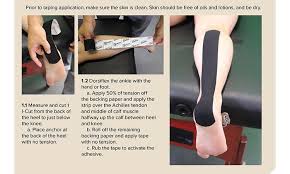 Image result for Taping for Soleus and Achilles