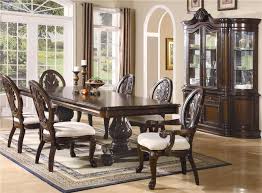72 ( with leaf 90). Tabitha Dark Cherry Finish Formal Dining Room Set