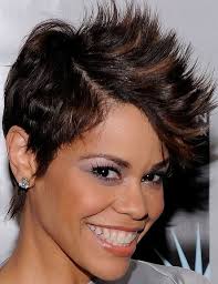 Relaxed hair allows black women to style a number of cute looks. Beckham Hairstyle Image