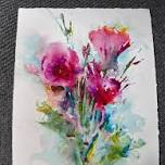Watercolor Workshop-Abstract Flower Paint Pour