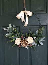 This 16.5 inch x 16.5 inch square artificial boxwood wreath will stay green for years to come with zero maintenance. 28 Modern Wreath Ideas Modern Wreath Wreaths Crafts