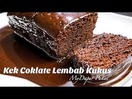 1 sudu besar coklat emulco. Kek Coklat Lembap Kukus Sukatan Cawan Cake Chocolate Moist Youtube