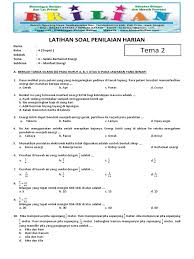 Soal yang akan kita sajikan berjumlah 40 soal. Soal Tematik Kelas 4 Sd Tema 2 Subtema 2 Manfaat Energi Dan Kunci Jawaban Www Bimbelbrilian Pdf