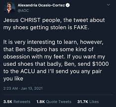 Maybe you would like to learn more about one of these? Aoc Learns Of Ben S Biggest Kink By Way Of A Viral Fake Tweet Toiletpaperusa
