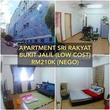 V blízkosti stanice lrt (5 min. Low Cost Apartment Sri Rakyat Bukit Jalil Property For Sale On Carousell