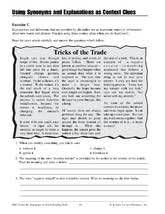 Using Synonyms To Define Context Clues In Newspaper Articles Context Clues Context Clues Lesson Synonym Activities